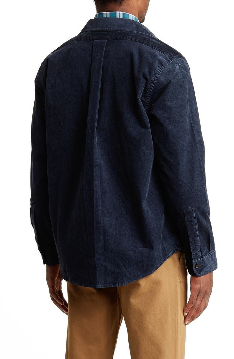 Brooks Brothers Sport Fit Corduroy Shirt Jacket, Alternate, color, 
