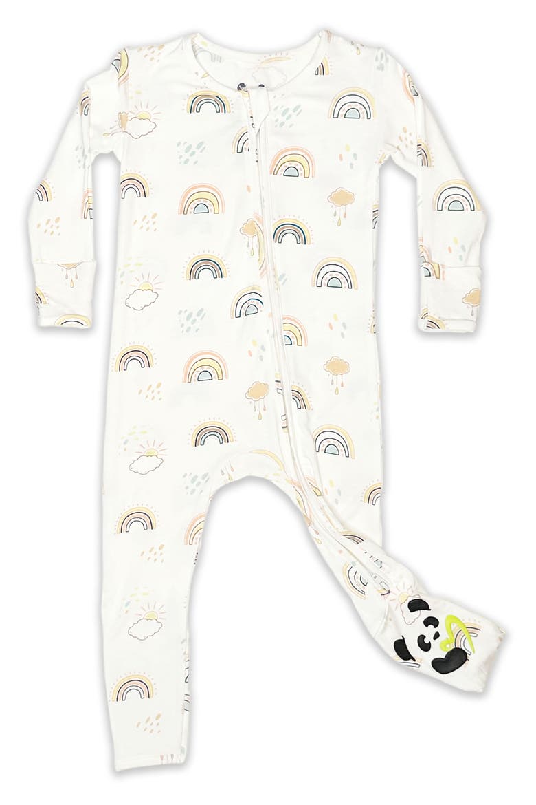 Baby Rainbows Convertible Footie, Main, color, RAINBOWS
