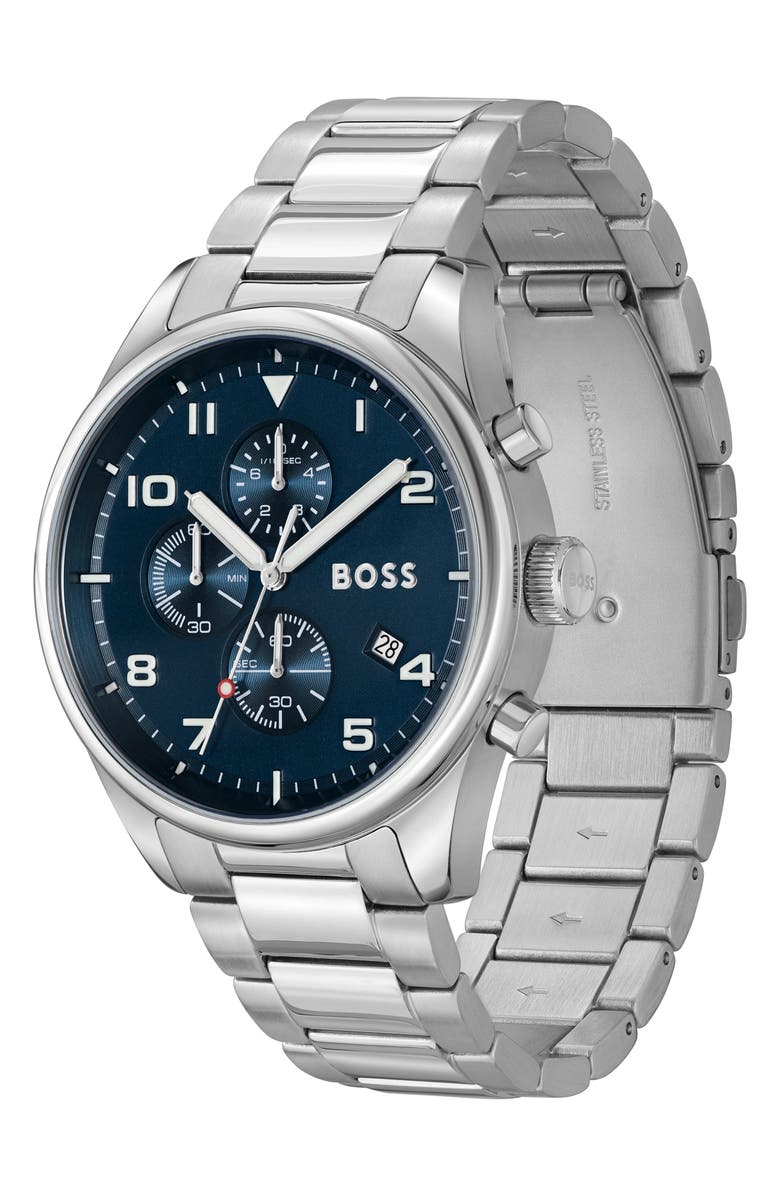 BOSS View Chronograph Bracelet Watch, 44mm, Alternate, color, 