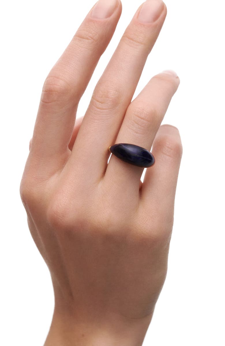 PDPAOLA Cosmos Stamp Ring, Alternate, color, Sodalite