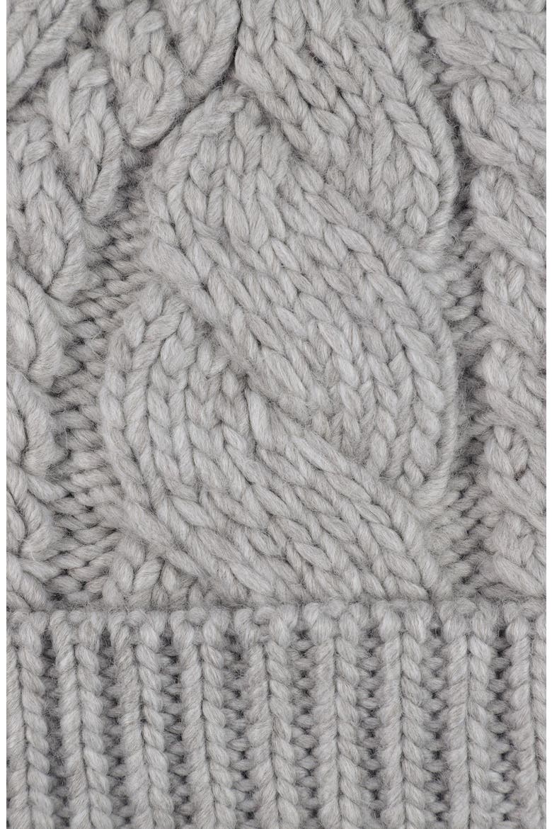 Quintessential Cable Knit Beanie, Alternate, color, PEARL HEATHER