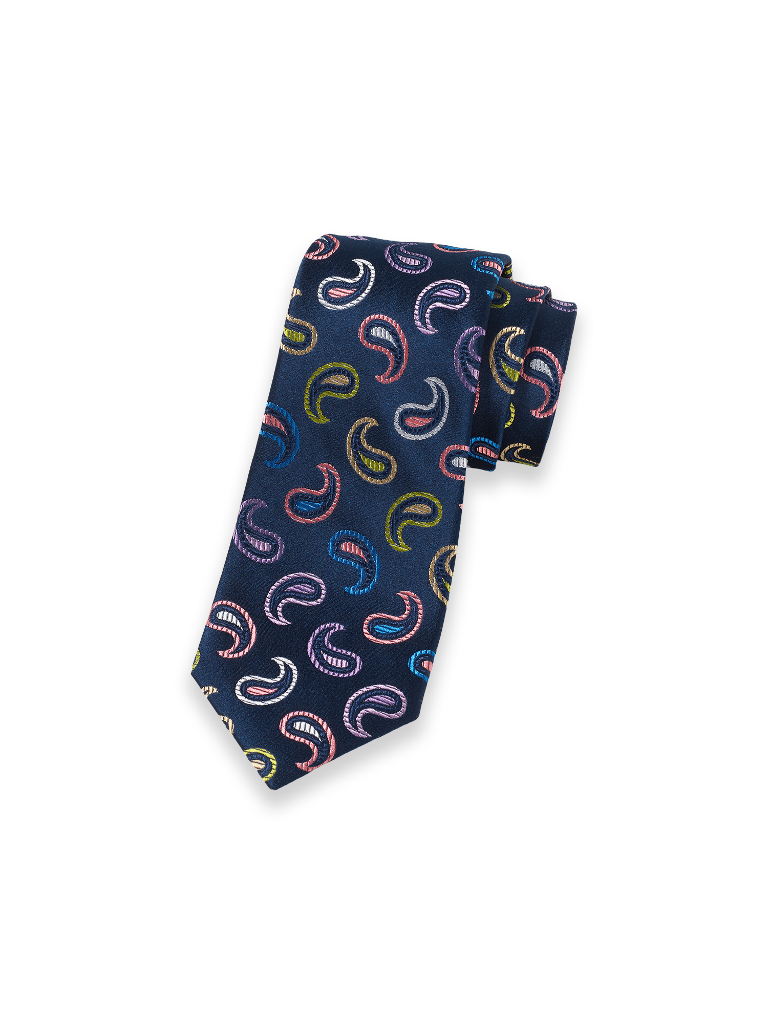 selected Dark Navy Multi