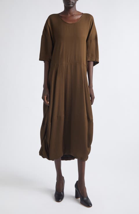 Balloon Midi Dress