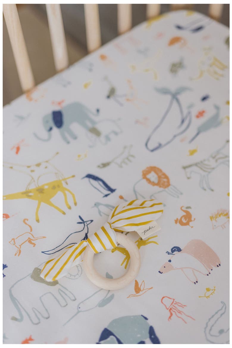 Into the Wild Organic Cotton Crib Sheet, Alternate, color, INTO THE WILD