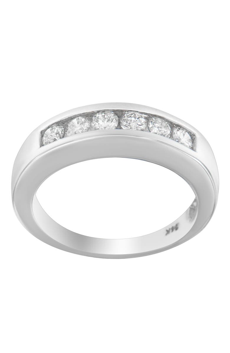 Haus of Brilliance 14K White Gold 3/4ct. TDW Diamond Channel Band Ring, Main, color, White