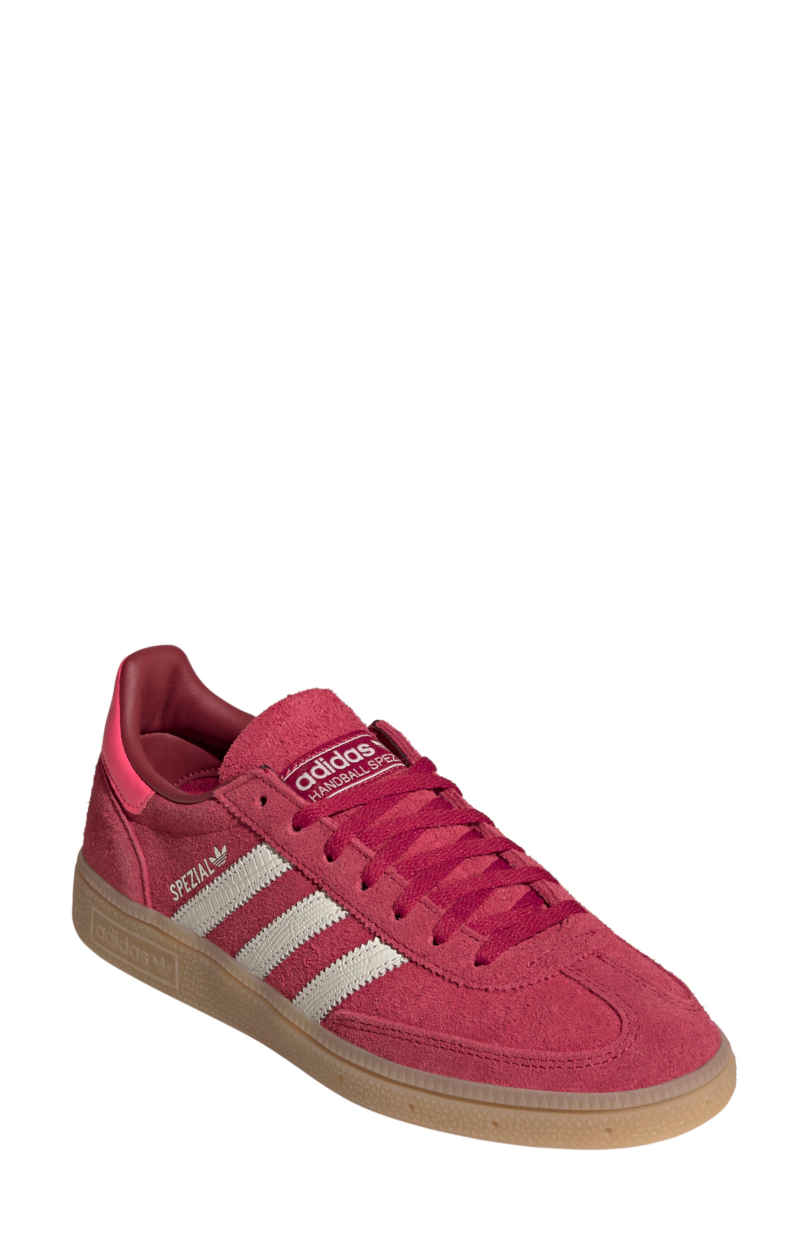 adidas Handball Spezial Sneaker, Main, color, Red/ Off White/ Solar Turbo