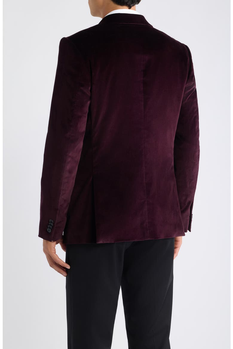 Bleecker Velvet Sport Coat, Alternate, color, PURPLE