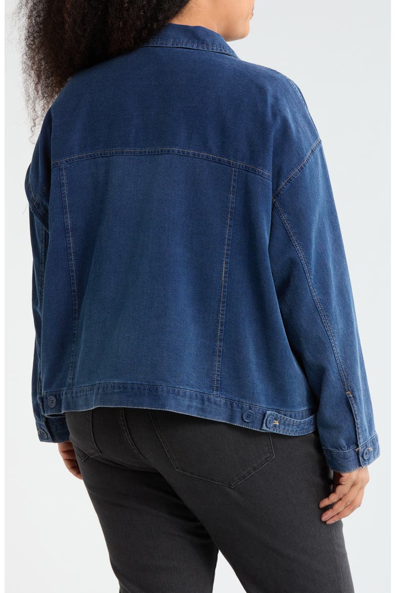 Long Sleeve Denim Jacket, Alternate, color, INDIGO