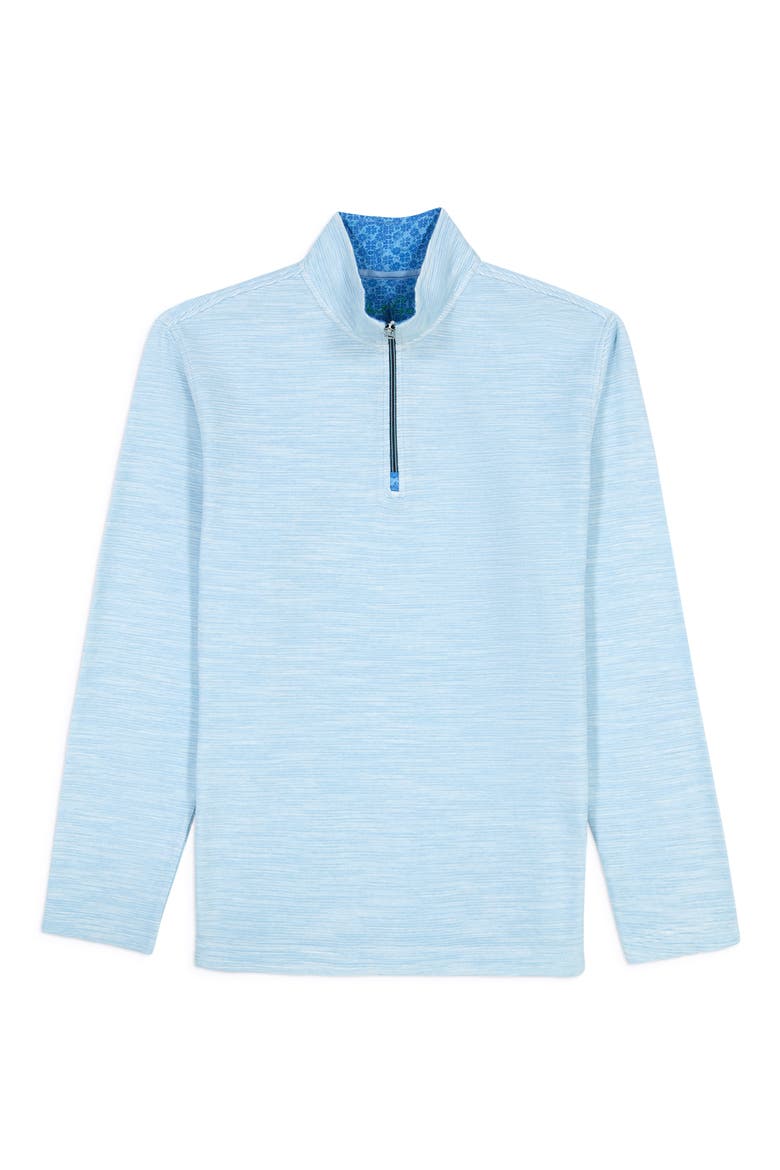 Ledson Quarter-Zip Knit Sweatshirt, Alternate, color, GLACIER