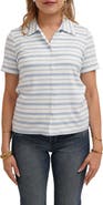 CYRUS Striped Button Front Shirt