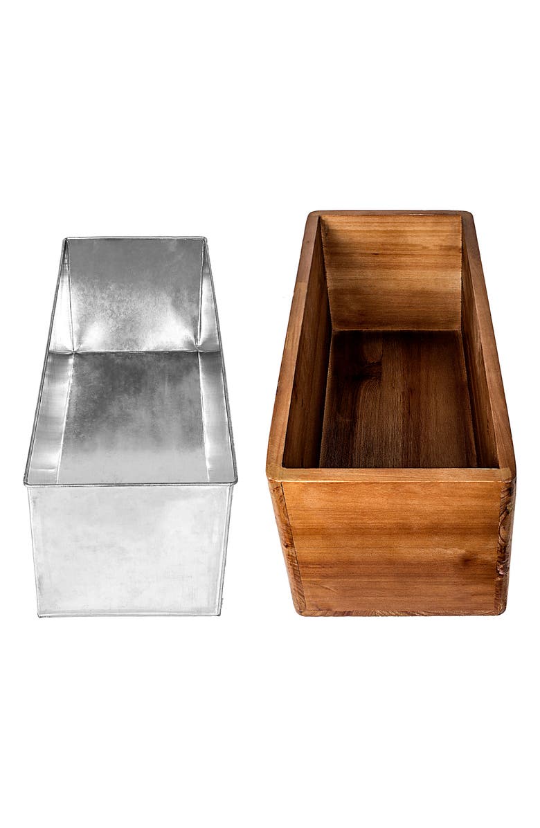 Cathy's Concepts Wooden Wine Trough, Alternate, color,