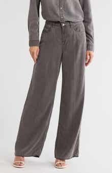 L'AGENCE Alicent High Waist Wide Leg Jeans