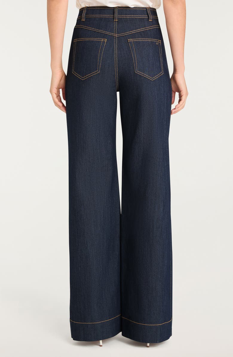 Cinq à Sept Betsy High Waist Wide Leg Jeans, Alternate, color, Indigo