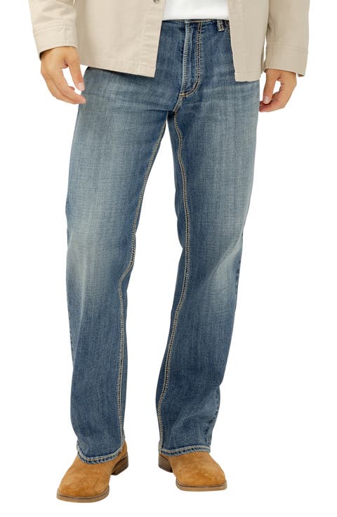 Zac Relaxed Fit Straight Leg Jeans (New Wave)