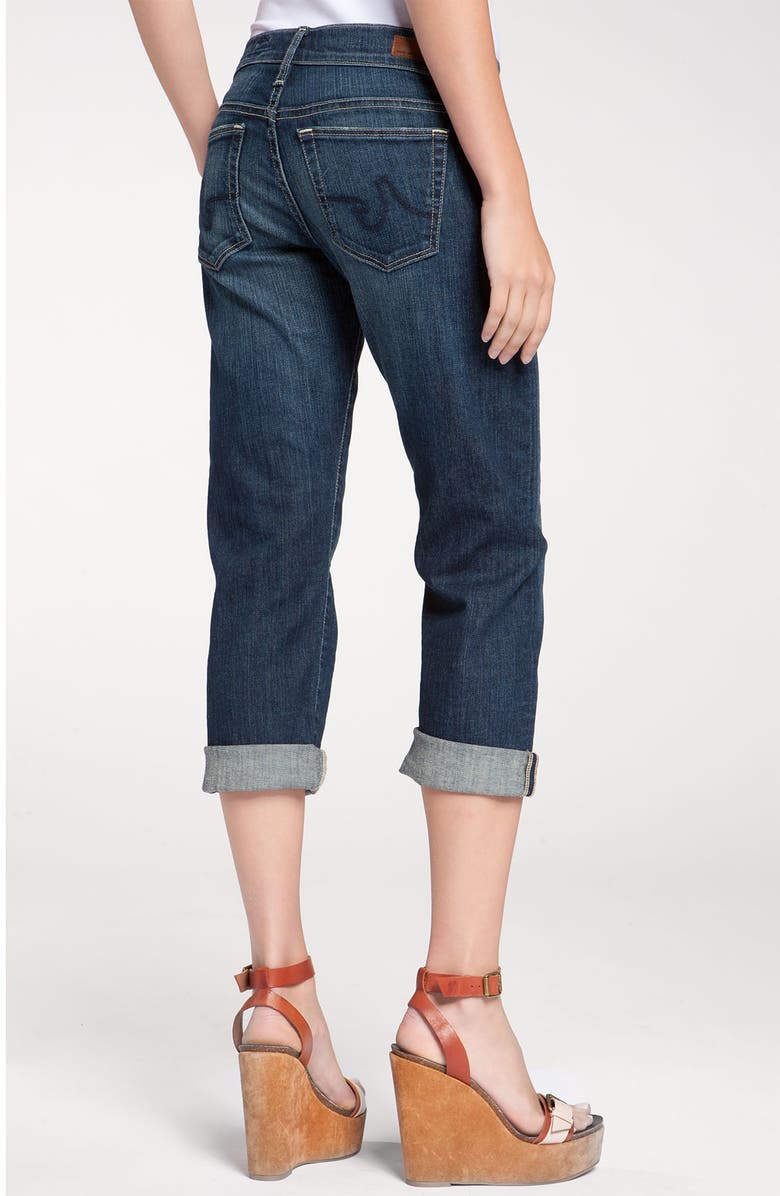 AG Jeans 'Tomboy' Crop Stretch Jeans, Alternate, color, Muse