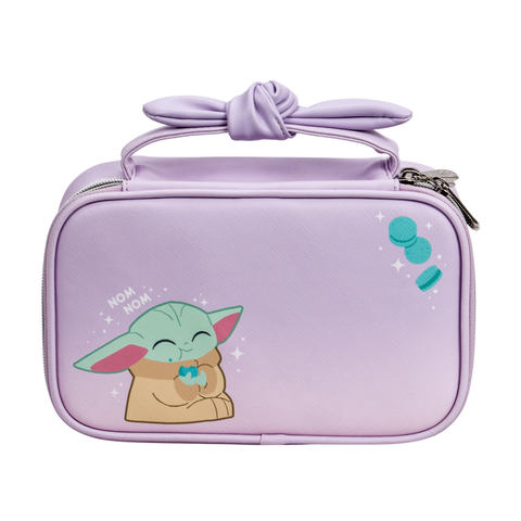 Grogu Double-layered Makeup Bag With Bow Handle