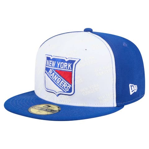 Men
s New Era White/Blue New York Rangers Repeat Two-Tone 59FIFTY Fitted Hat