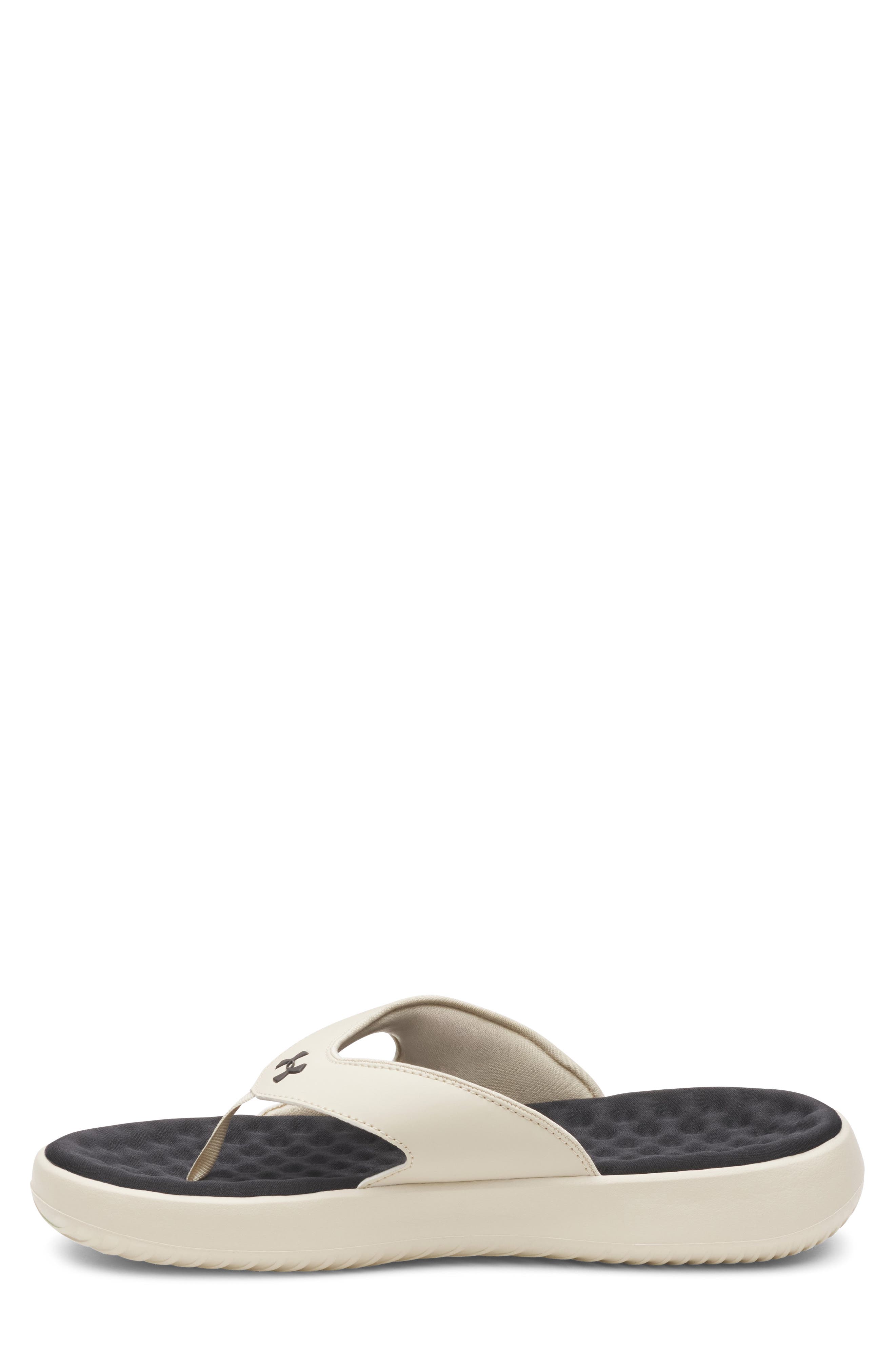 UA Ignite Pro 8 Water Resistant Flip Flop, Alternate, color, SANDSTORM / SANDSTORM / BLACK