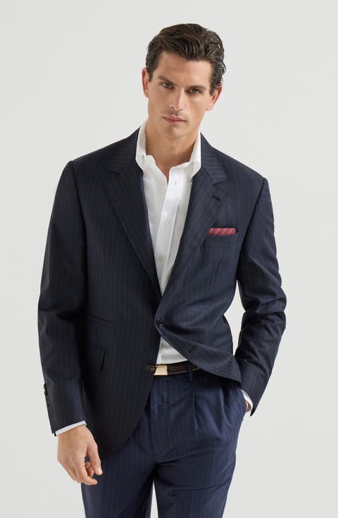 Chalk stripe blazer