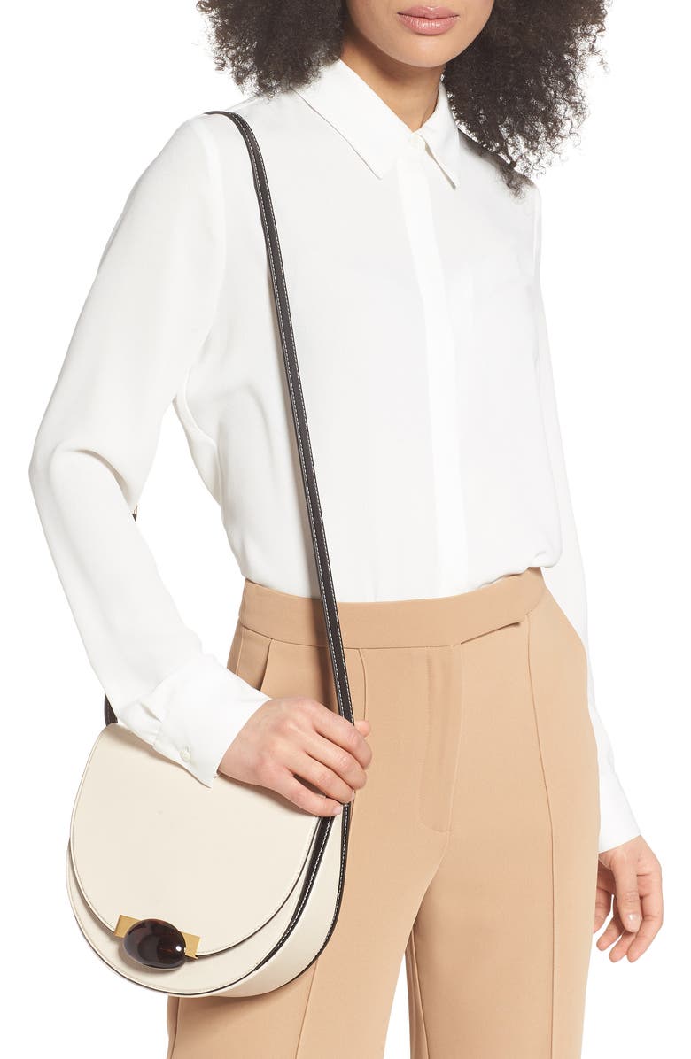 Marni Galet Leather Crossbody Bag, Alternate, color,