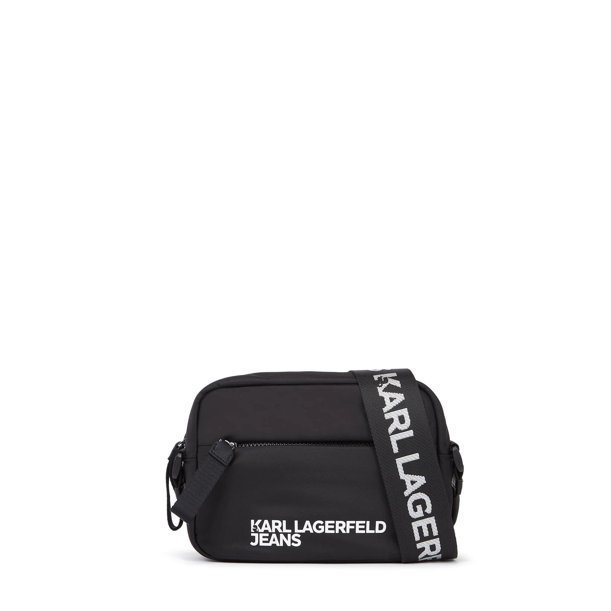 Essential Nylon Crossbody Bag, Main, color, Black