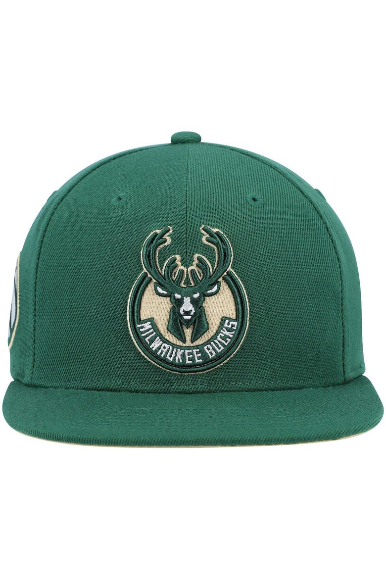 Mitchell & Ness Men's Mitchell & Ness Hunter Green Milwaukee Bucks Core ...
