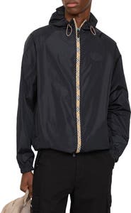 Burberry Nylon Clapton Hooded Jacket