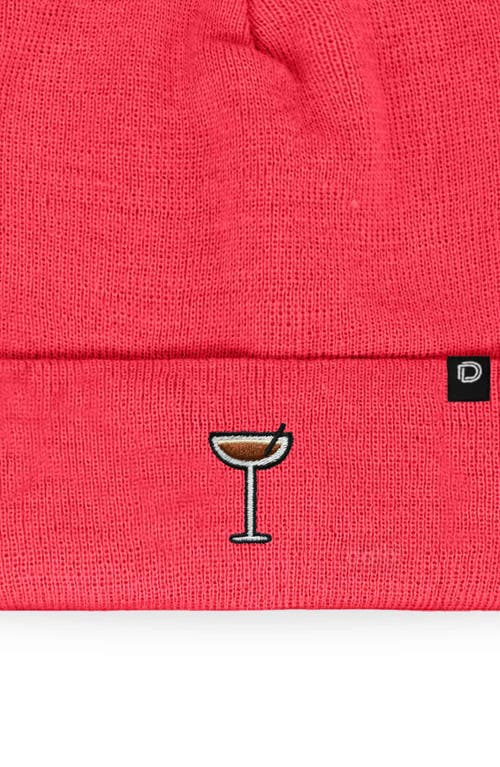 Dalix Espresso Martini Beanie Cap In Pink