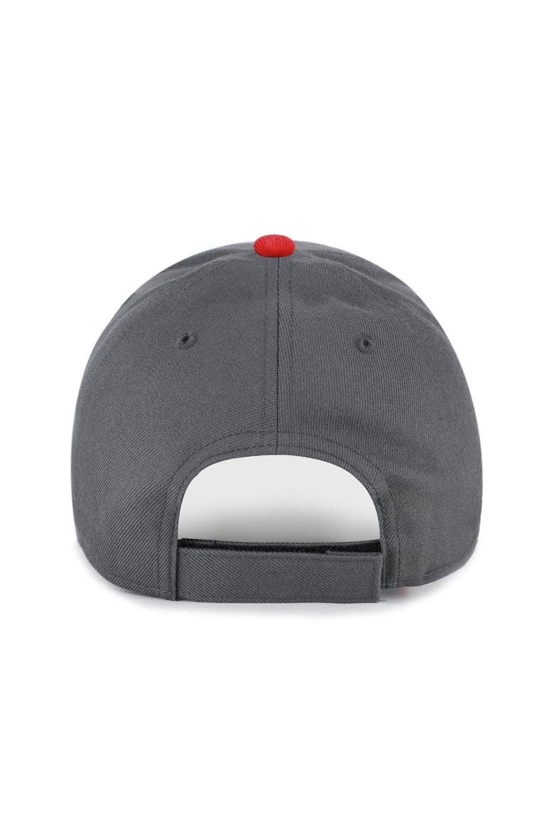 Men's '47 Charcoal Atlanta Falcons Split Block MVP Adjustable Hat, Alternate, color, Charcoal