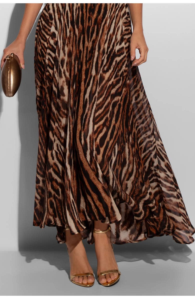 TA3 Mega Sculpting V-wire Maxi Dress, Alternate, color, Pilates Cat