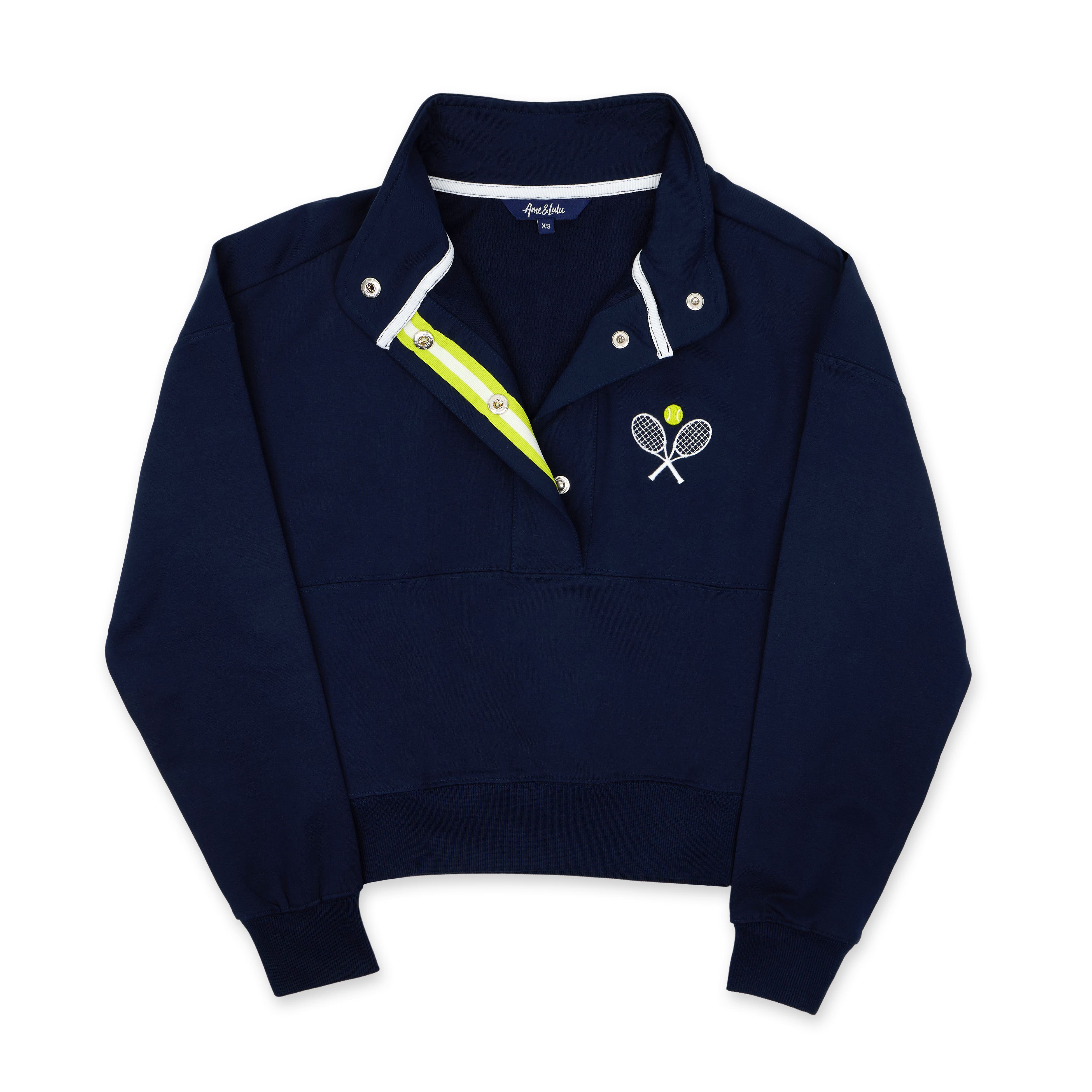 Ame & Lulu Warm Up Pullover In Multi