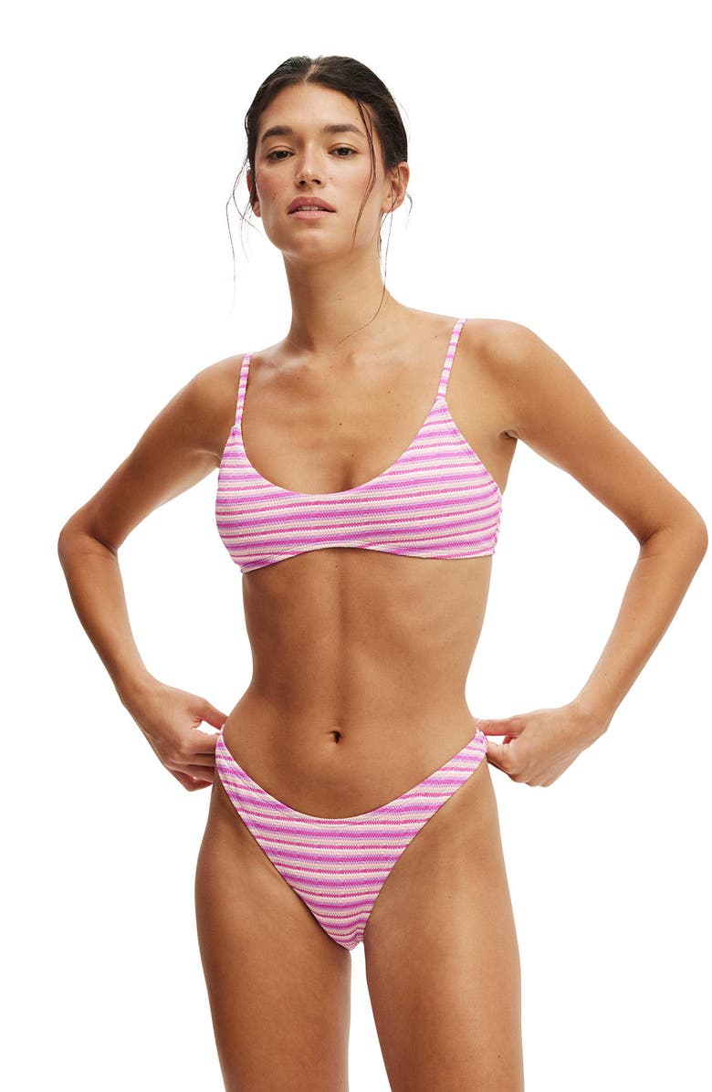 COTTON ON BODY Women's Super Scoop Bikini Top, Main, color, 