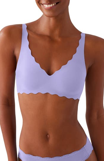 B.tempt'd By Wacoal B.wow'd Wireless Convertible T-shirt Bra In Purple
