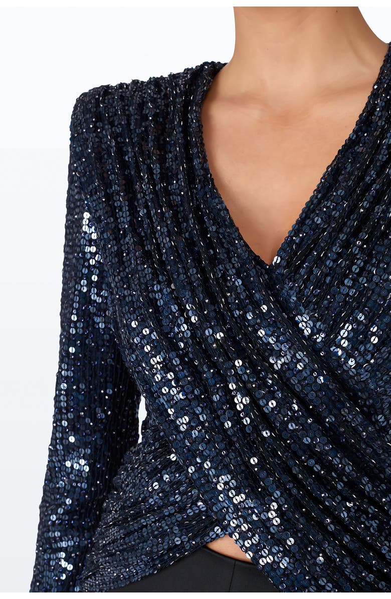 Jenny Packham Misty Blouse, Alternate, color, Mockingbird Blue