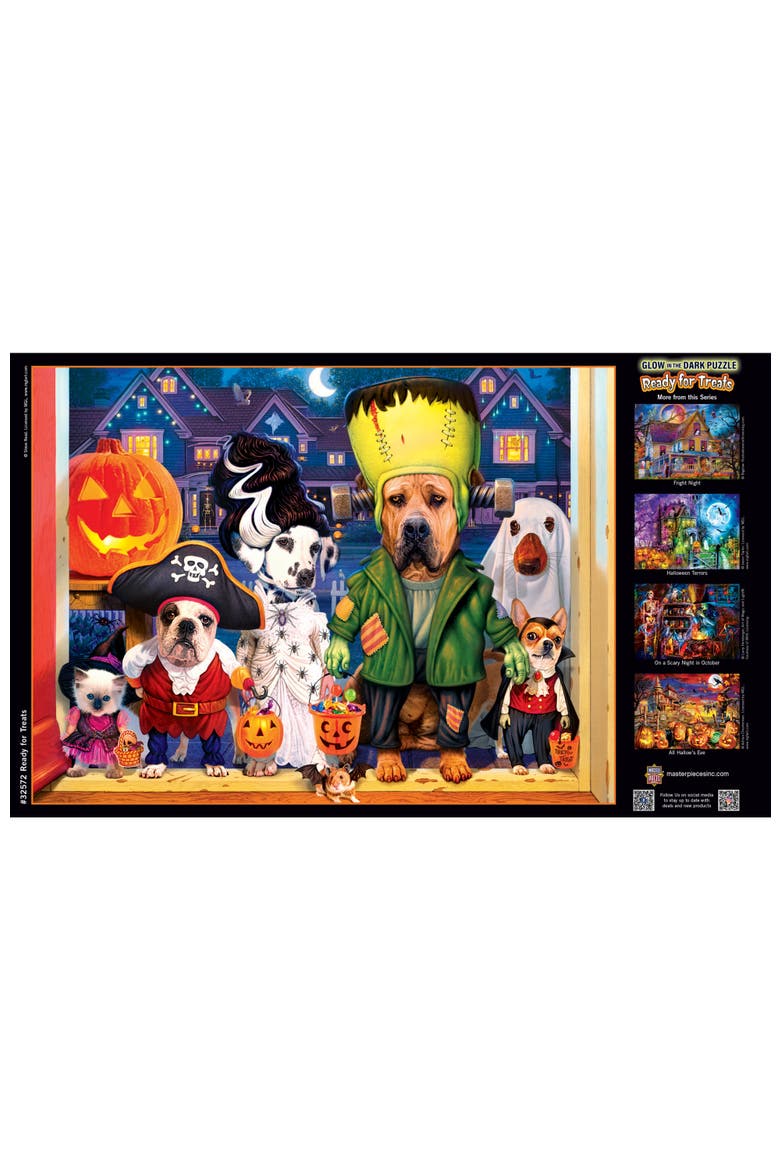 Ready for Treats 300 Piece Glow Puzzle, Alternate, color, Multicolor