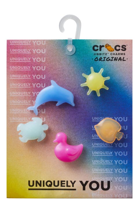 Kids' Assorted 5-Pack Summer Shapes CROCS Shoe Charms