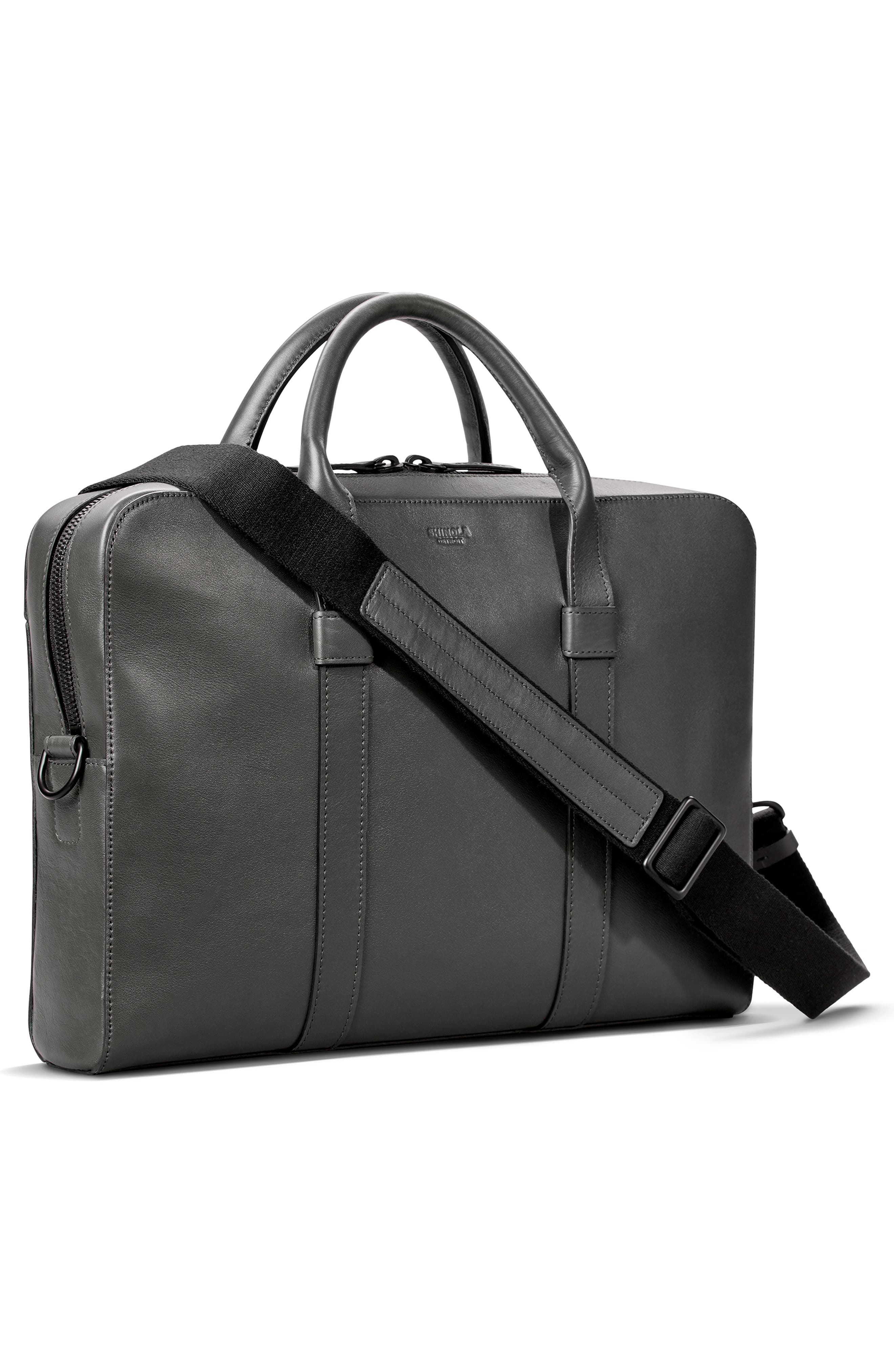 Shinola Guardian Leather Briefcase, Alternate, color, 