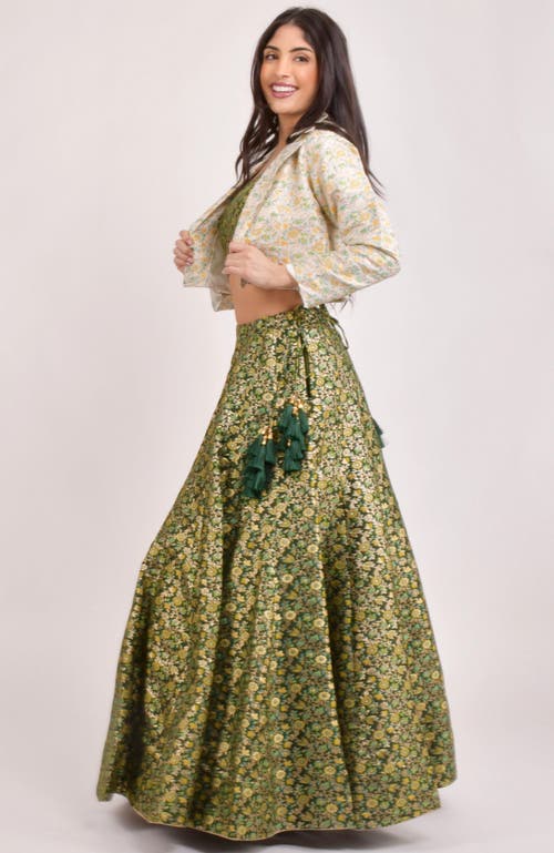 Raas Zele Banarasi Lehenga Choli With Jacket