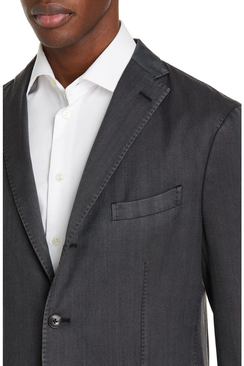 Travel K Slim Fit Wool Blazer, Alternate, color, BLACK