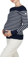 Cache Coeur Benodet Maternity and nursing sailor shirt