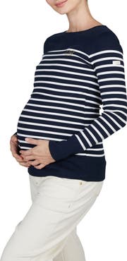 Cache Coeur Benodet Maternity and nursing sailor shirt