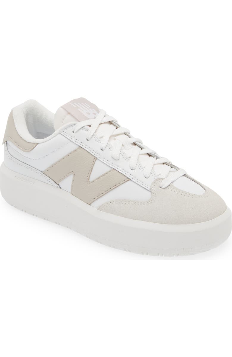 New Balance Gender Inclusive CT302 Tennis Sneaker, Main, color, White/ Rosewood