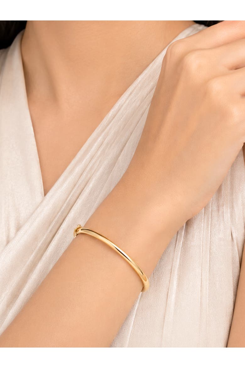 3mm Bangle Bracelet in 14K Gold, Alternate, color, Gold