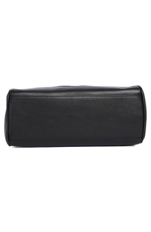 Valentino By Mario Valentino Angelina Signature Leather Shoulder Bag In Black