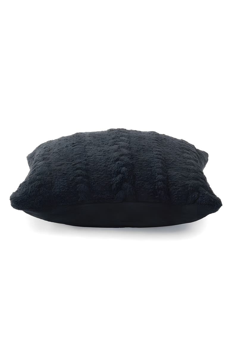 Sunday Citizen Braided Throw Pillow, Alternate, color, Black