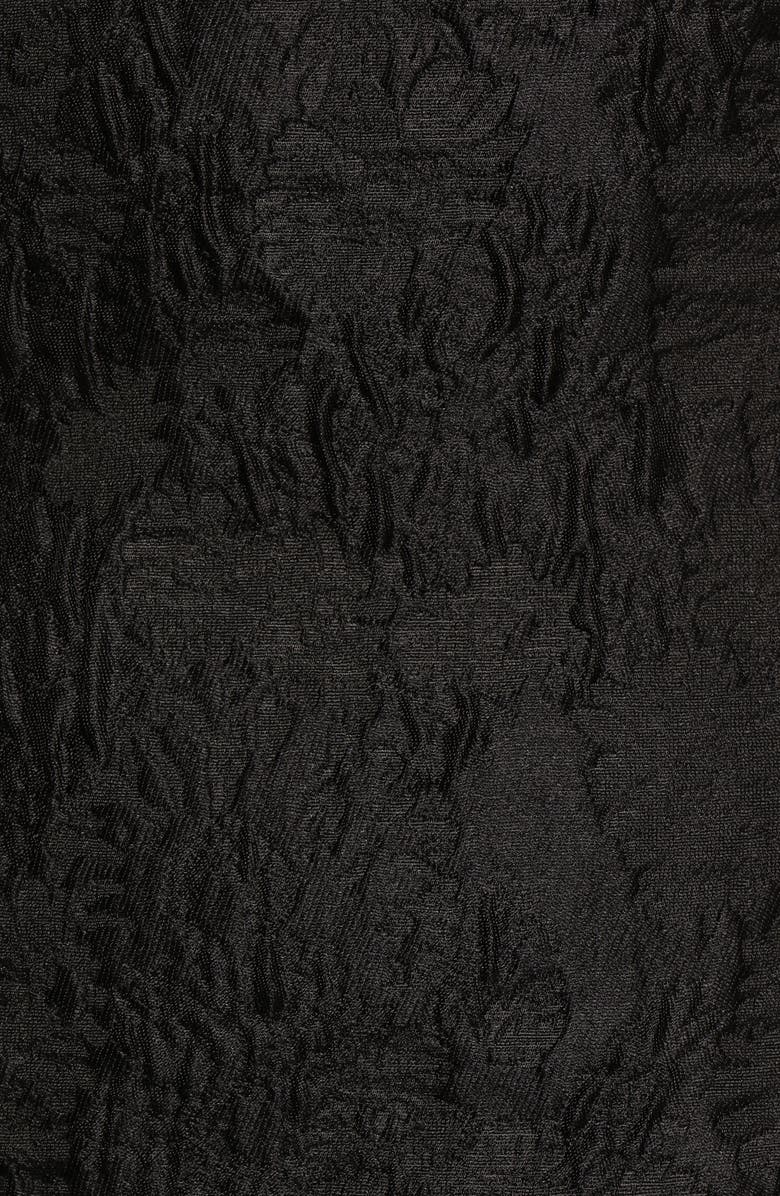 Petal & Pup Monia Textured Strapless Minidress, Alternate, color, Black