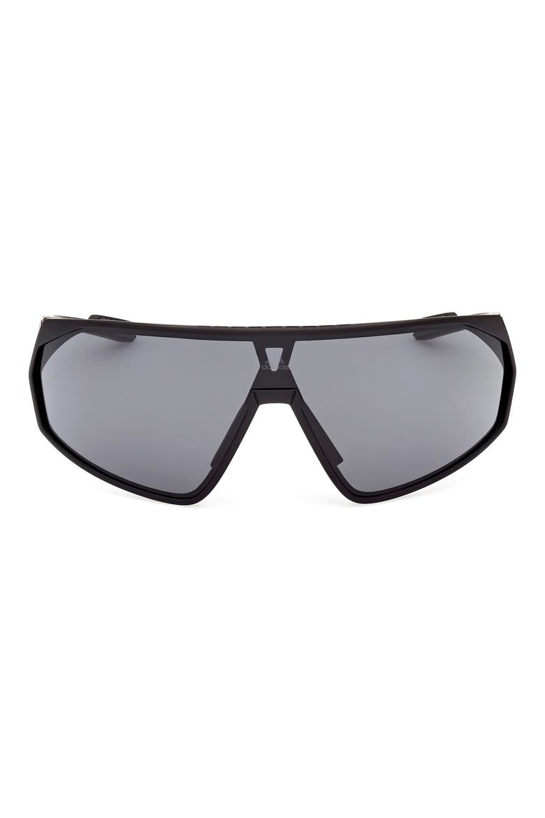 00mm Shield Sunglasses, Main, color, MATTE BLACK / SMOKE
