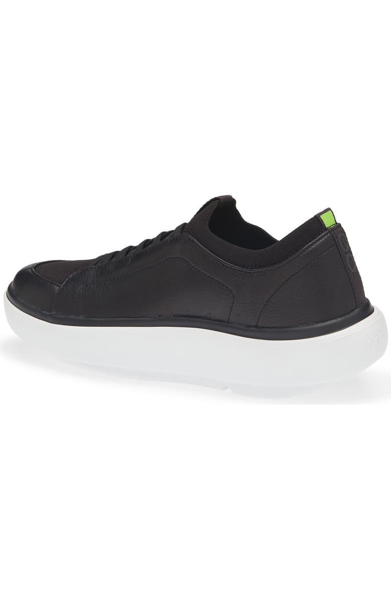 Oofos OOmg+ Club Walking Shoe, Alternate, color, Black