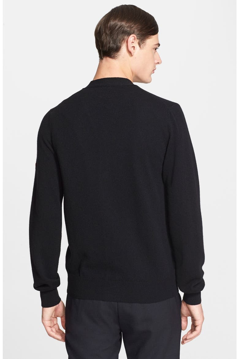 Wool Cardigan, Alternate, color, BLACK