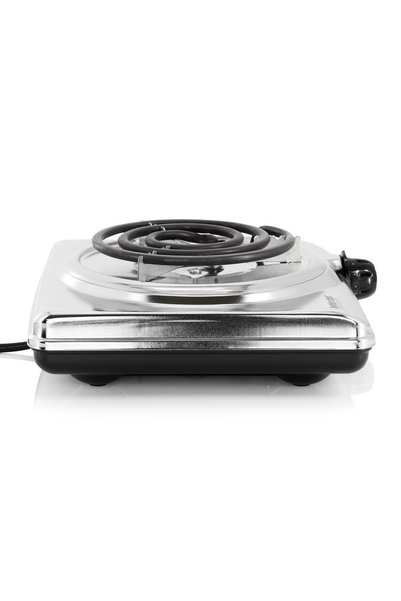 1000 Watt Single Electric Countertop Rang, Alternate, color, Silver